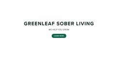 Desktop Screenshot of greenleafsoberliving.com